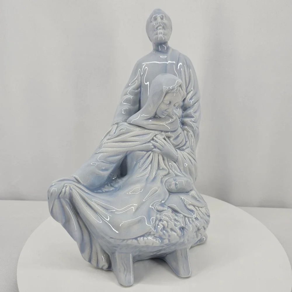 Vintage Atlantic‎ Mold Nativity Holy Family Jesus Mary Joseph Christmas